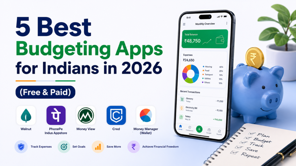 5 Best Budgeting Apps for Indians in 2026 (Free & Paid)
