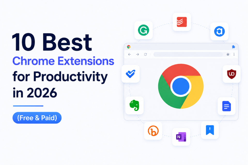 10 Best Chrome Extensions for Productivity in 2026 (Free & Paid)