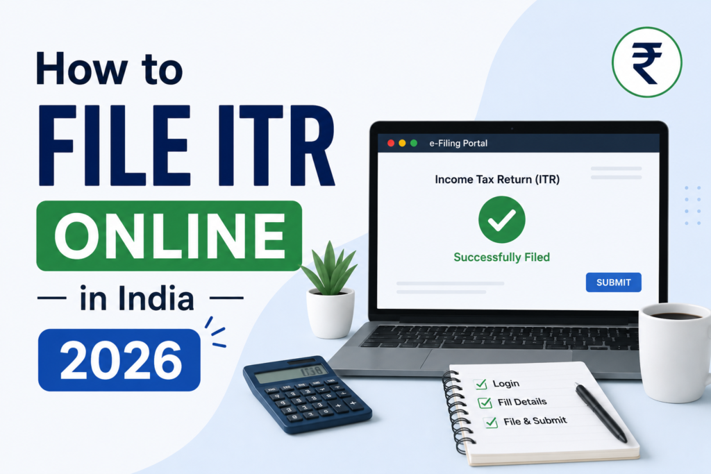How to File ITR Online in India 2026 — Step by Step (Complete Guide)